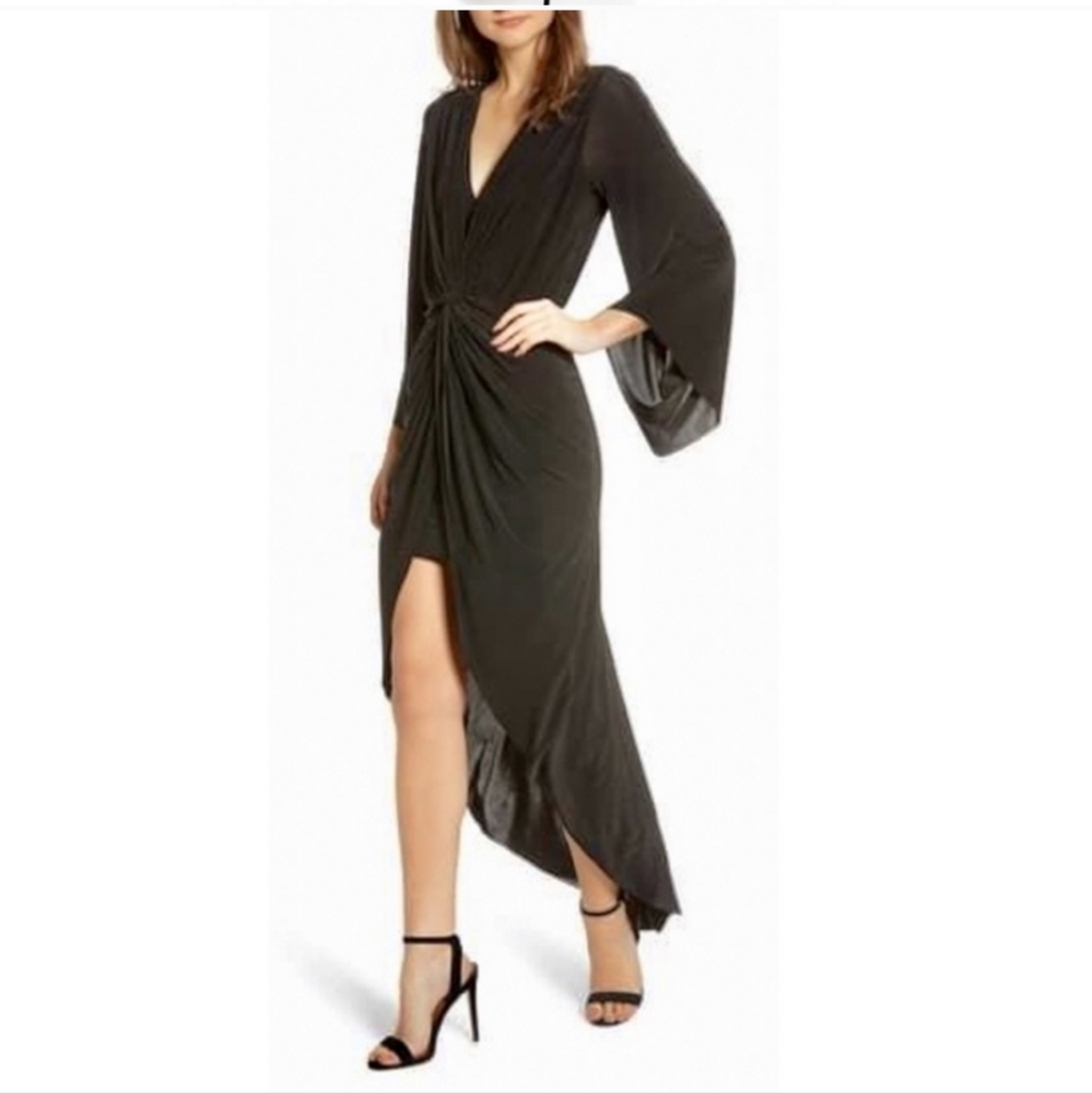 Misa Los Angeles Teget Maxi Dress in Black Medium
